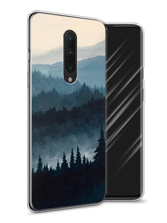 

Чехол Awog на OnePlus 8 / ВанПлас 8 "Туманные горы", Бежевый;серый;черный, 151250-4