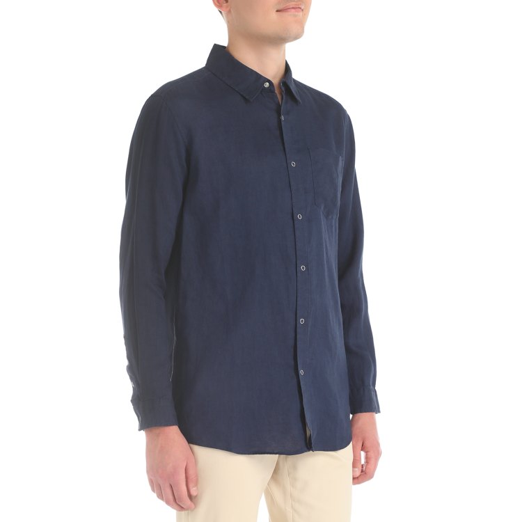 

Рубашка мужская Maison David SHIRT синяя M, Синий, SHIRT