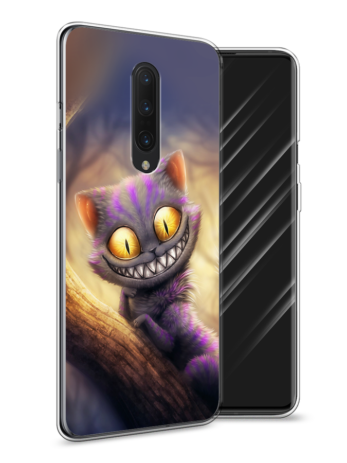 

Чехол Awog на OnePlus 8 / ВанПлас 8 "Cheshire Cat", Фиолетовый;желтый, 151250-1