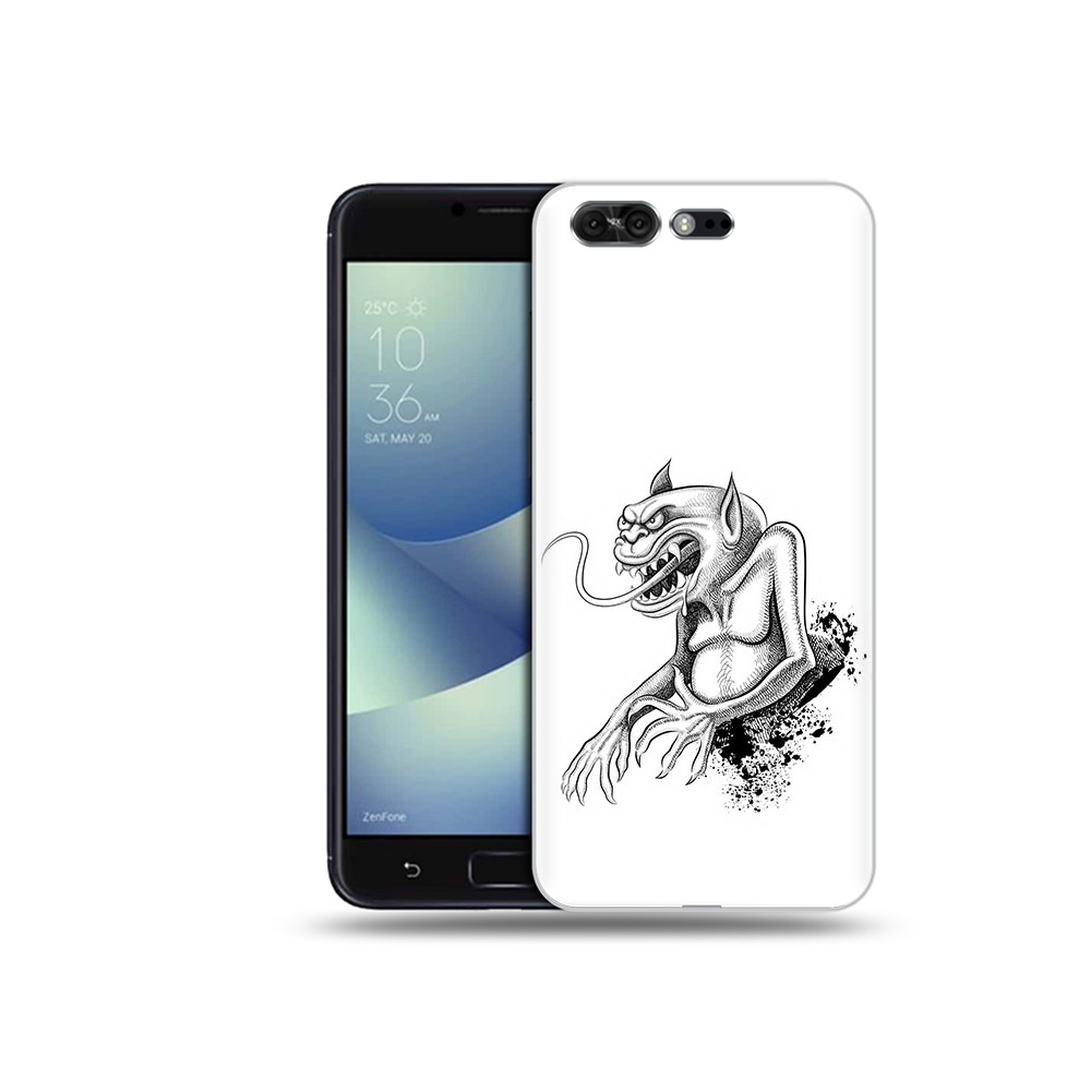 

Чехол MyPads Tocco для Asus ZenFone 4 Pro (ZS551KL) чорт, Прозрачный, Tocco