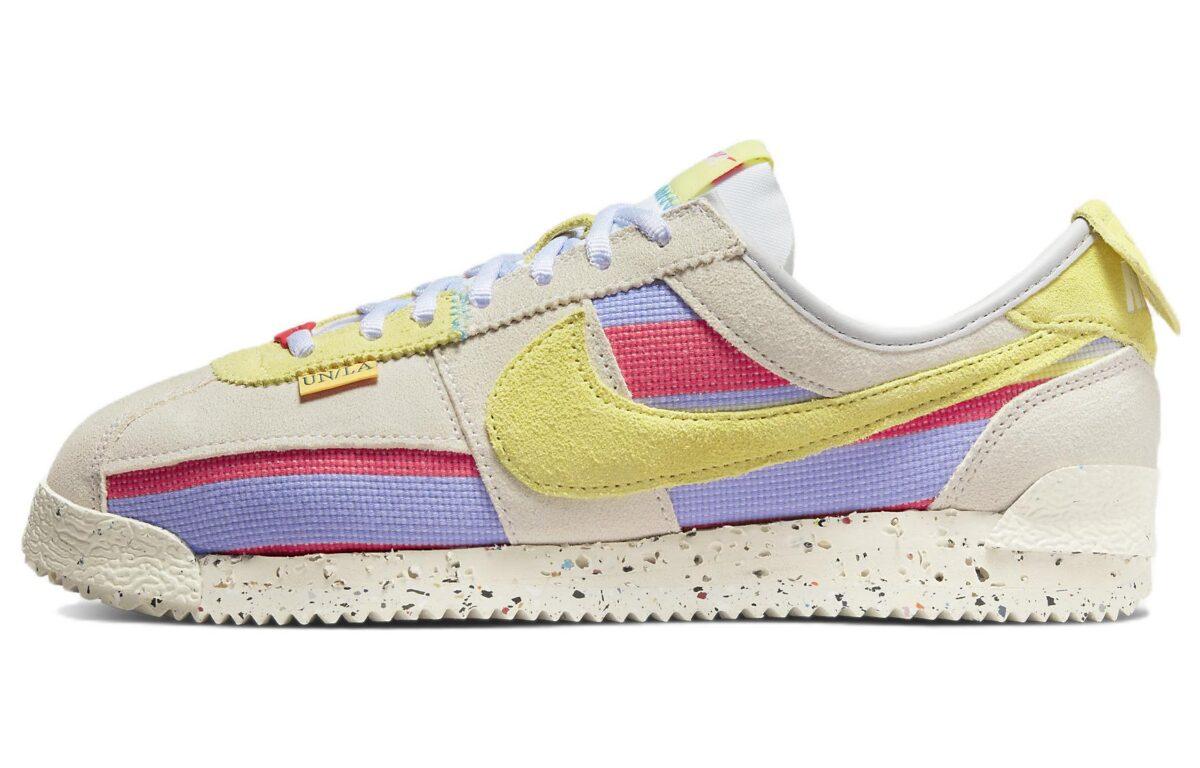 

Кроссовки унисекс Nike Union LA x Nike Cortez sp lemon frost серые 40.5 EU, Серый, Union LA x Nike Cortez sp lemon frost