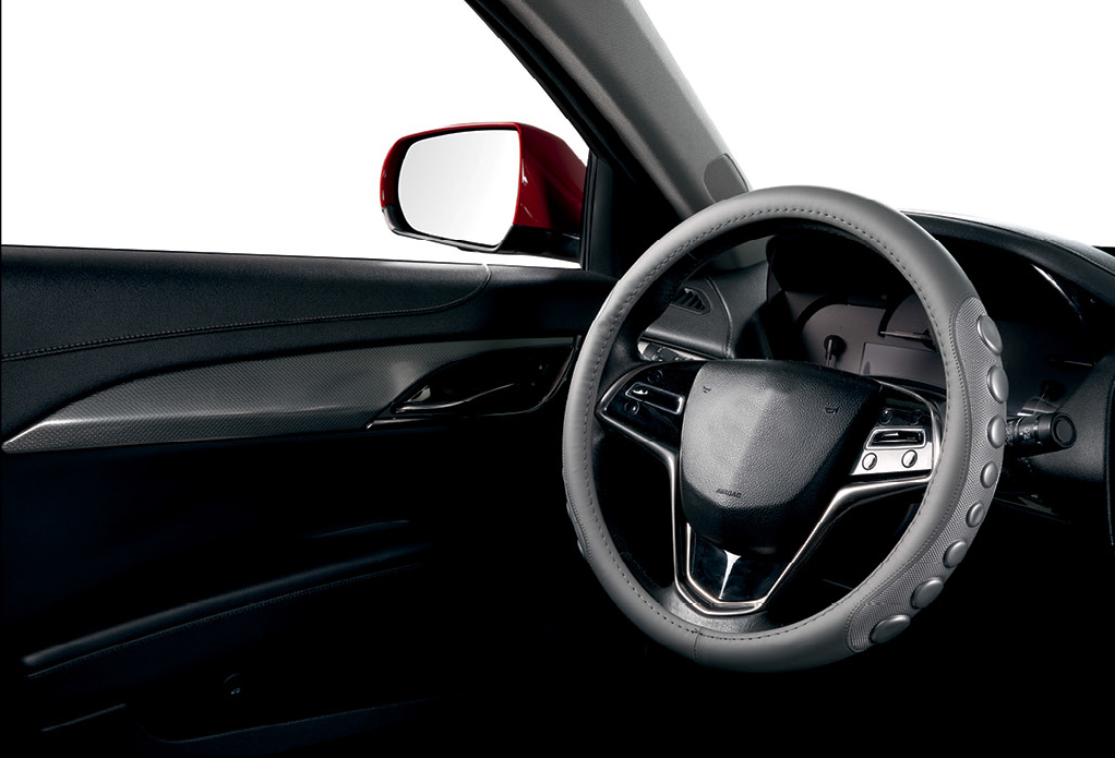 

Оплетка, Автопилот на руль Мазда 3 (2016 - 2019) хэтчбек 5 дверей/ Mazda 3, Серый