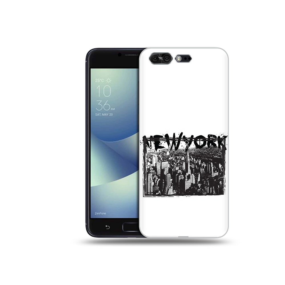 

Чехол MyPads Tocco для Asus ZenFone 4 Pro (ZS551KL) че, Прозрачный, Tocco