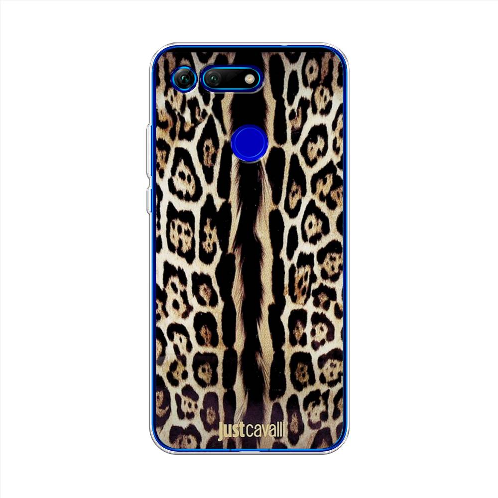

Чехол на Honor V20 "Леопард кавалли", Черный;коричневый, 67350-1