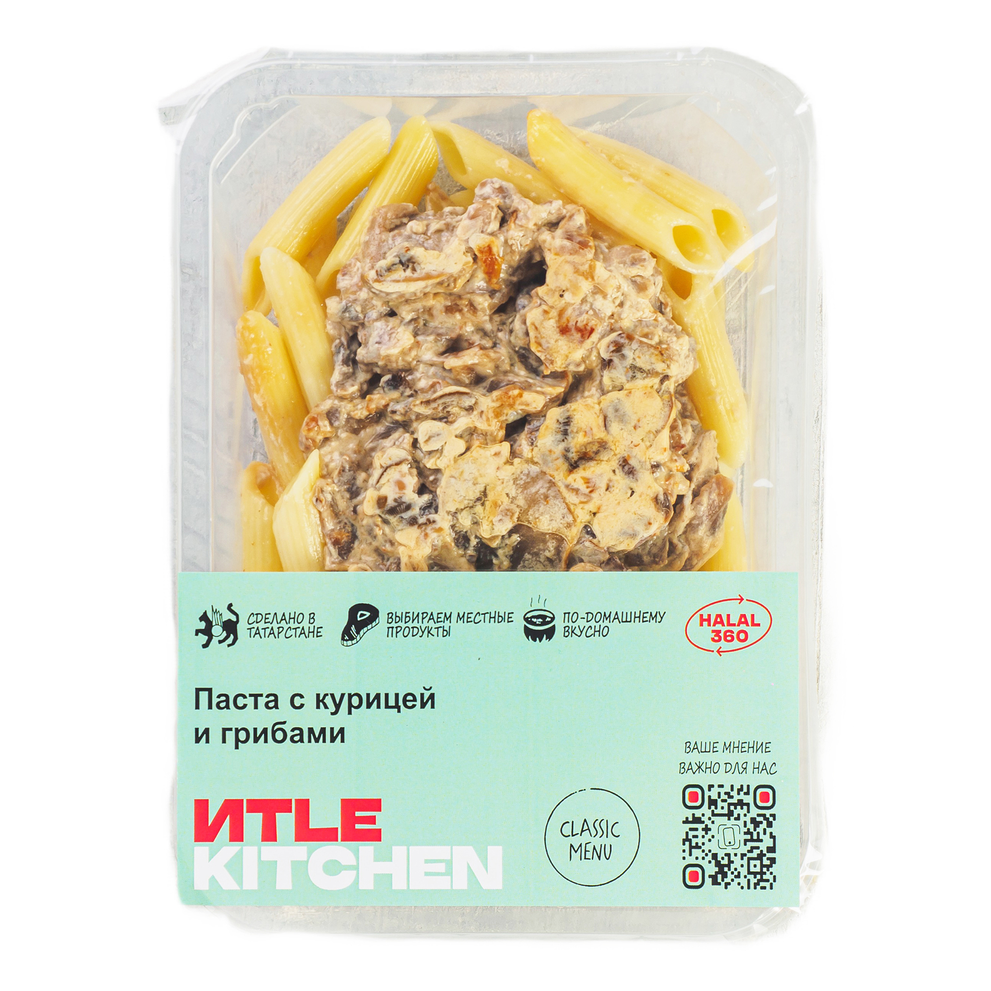 

Паста Иtle Kitchen с курицей и грибами 250 г