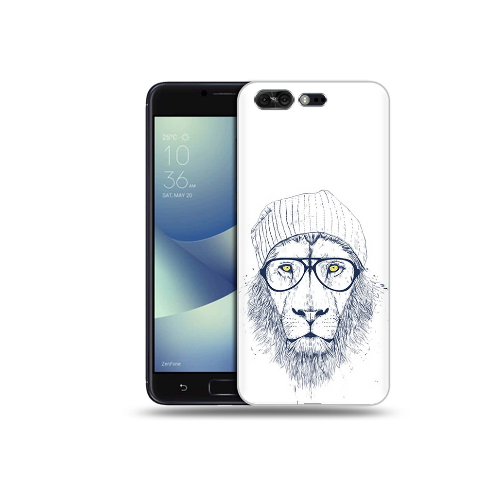 

Чехол MyPads Tocco для Asus ZenFone 4 Pro (ZS551KL) хиппи лев, Прозрачный, Tocco