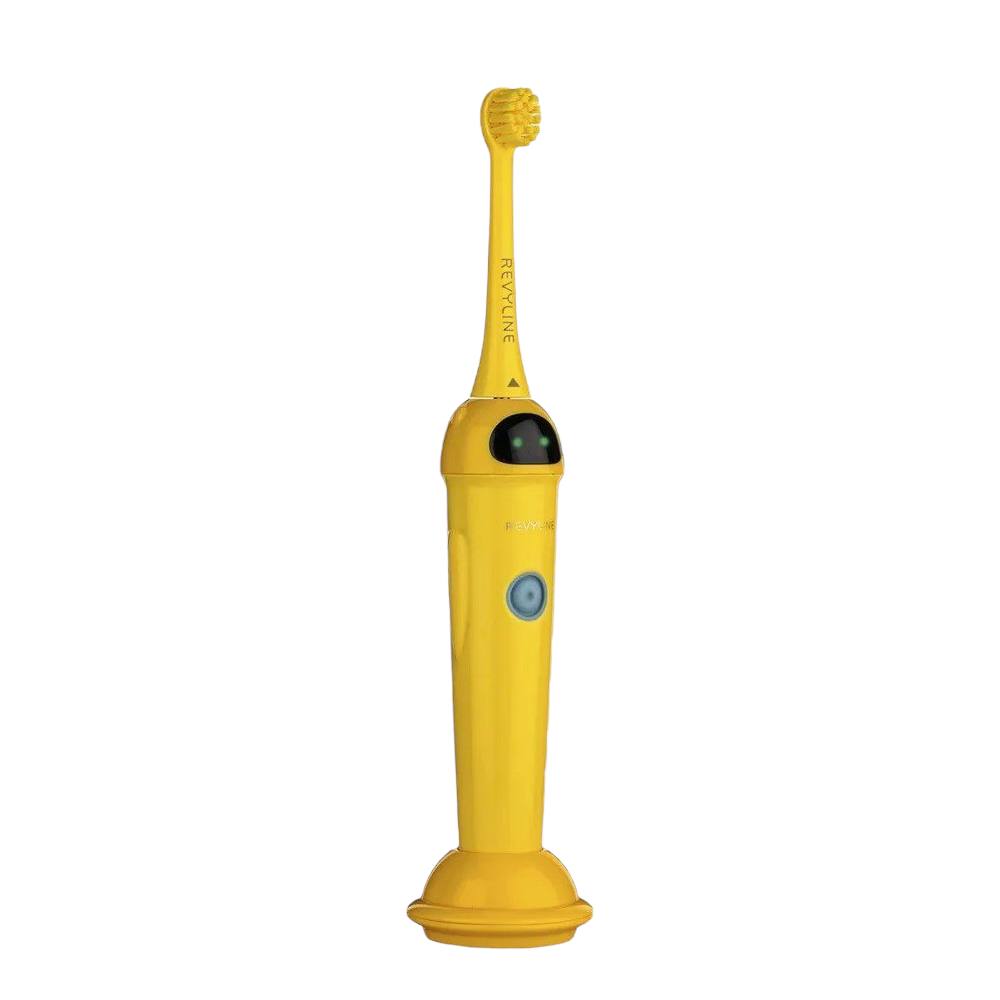 Электрическая звуковая зубная щетка Revyline RL 020 Kids детская,желтая, для детей от 3-12