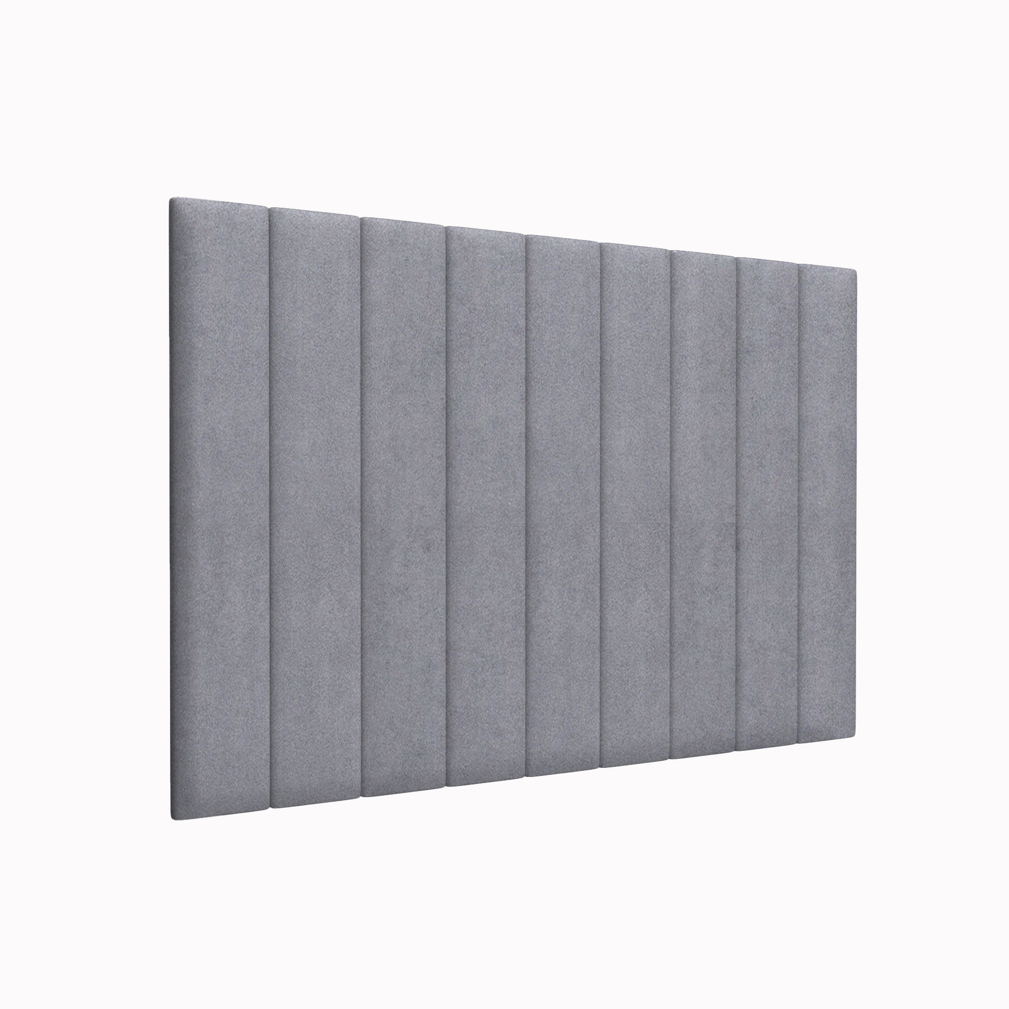Мягкие стеновые панели Alcantara Gray 15х90 см 2 шт. мягкие кубики плюшики весёлая азбука