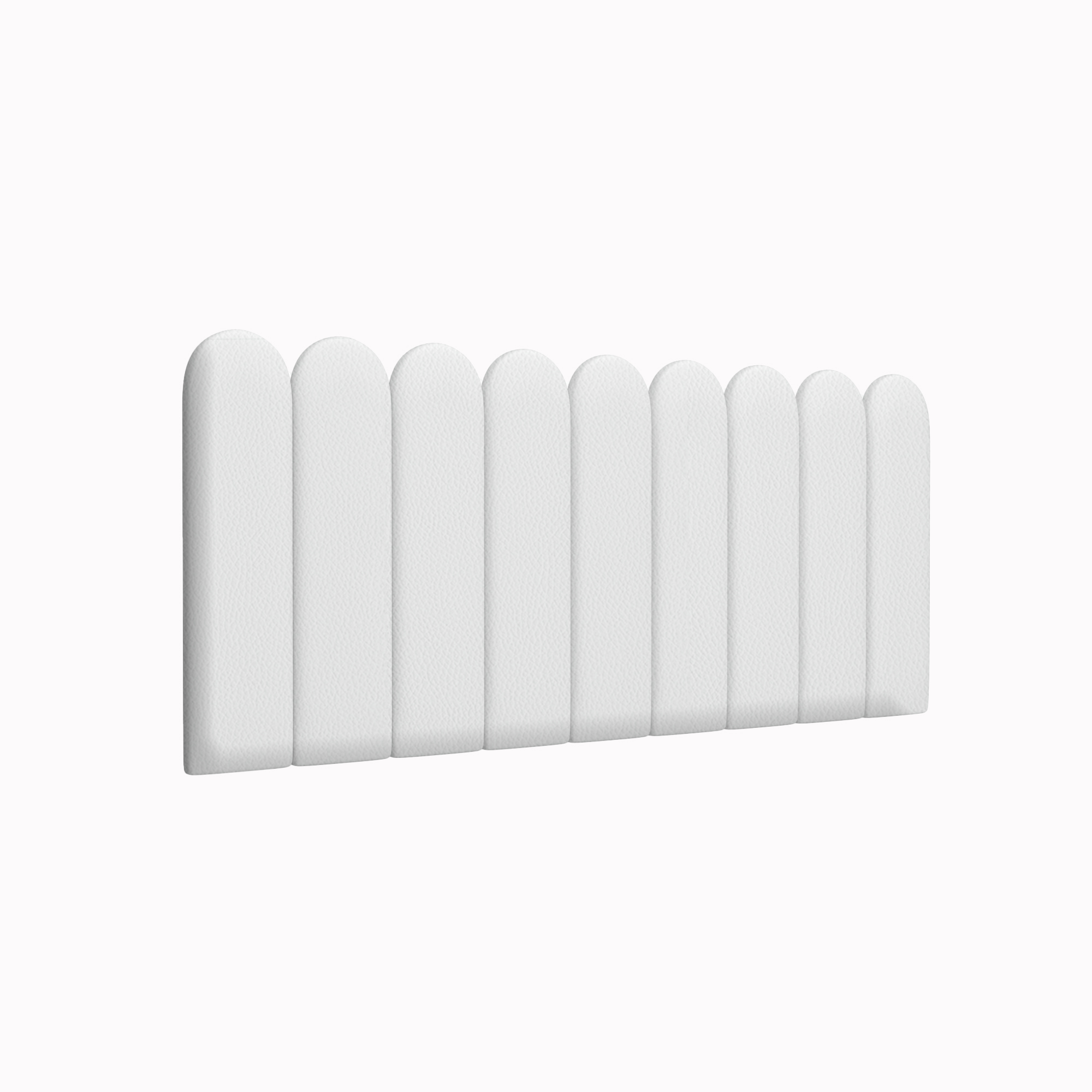 Мягкие стеновые панели Eco Leather White 15х60R см 2 шт. мягкие кубики плюшики весёлая азбука