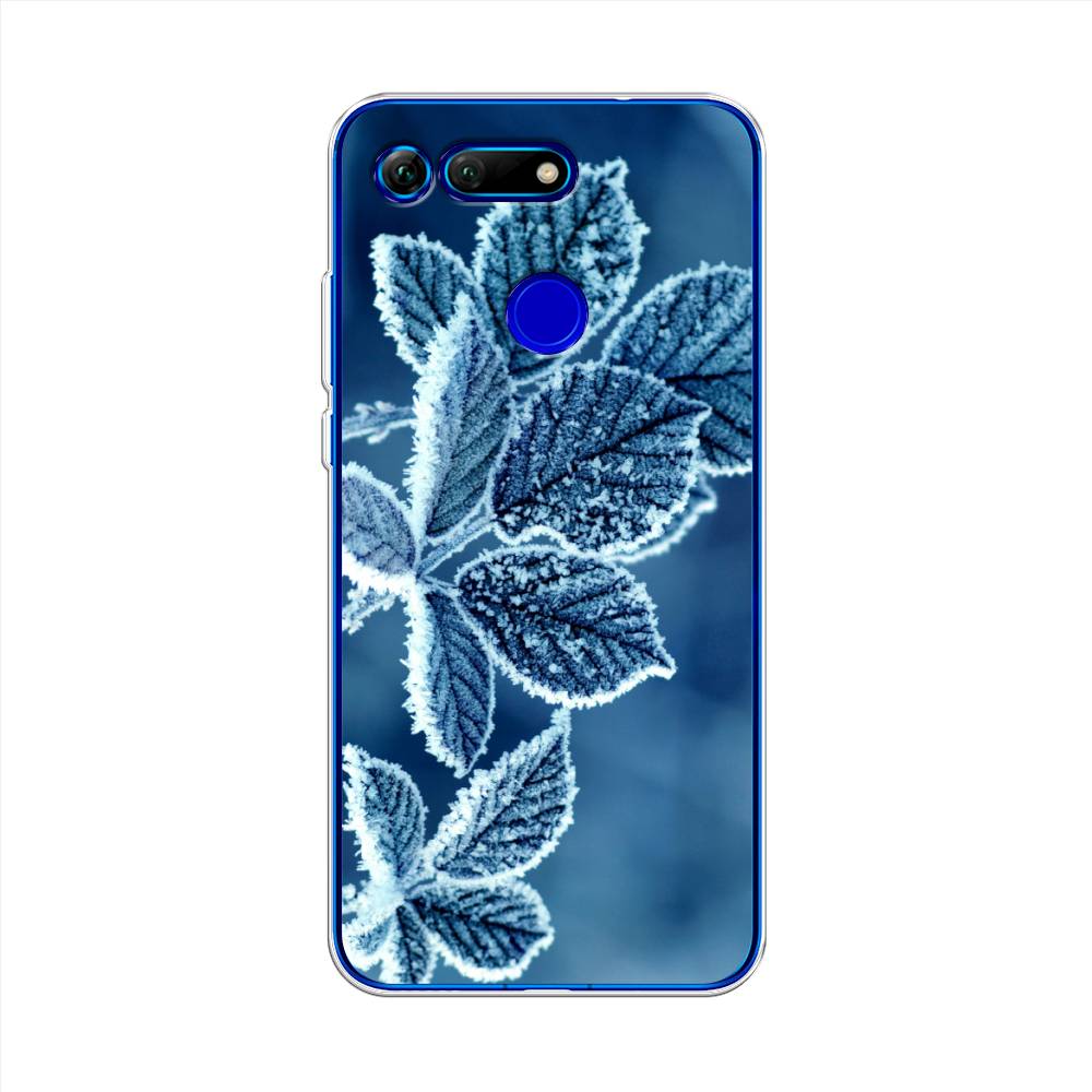 

Чехол на Honor V20 "Зима 6", Голубой;белый, 67350-2