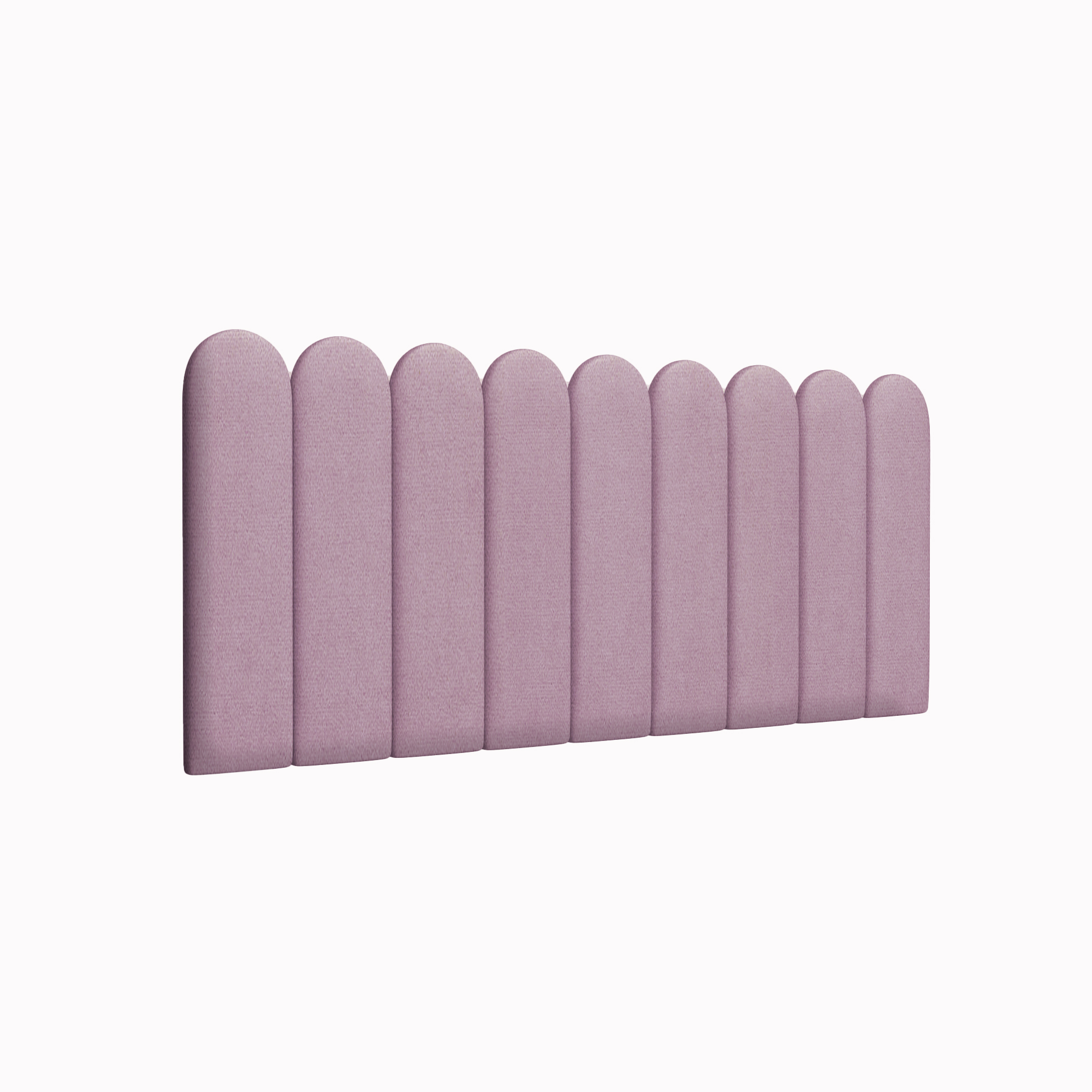 Мягкие стеновые панели Velour Pink 15х60R см 2 шт.