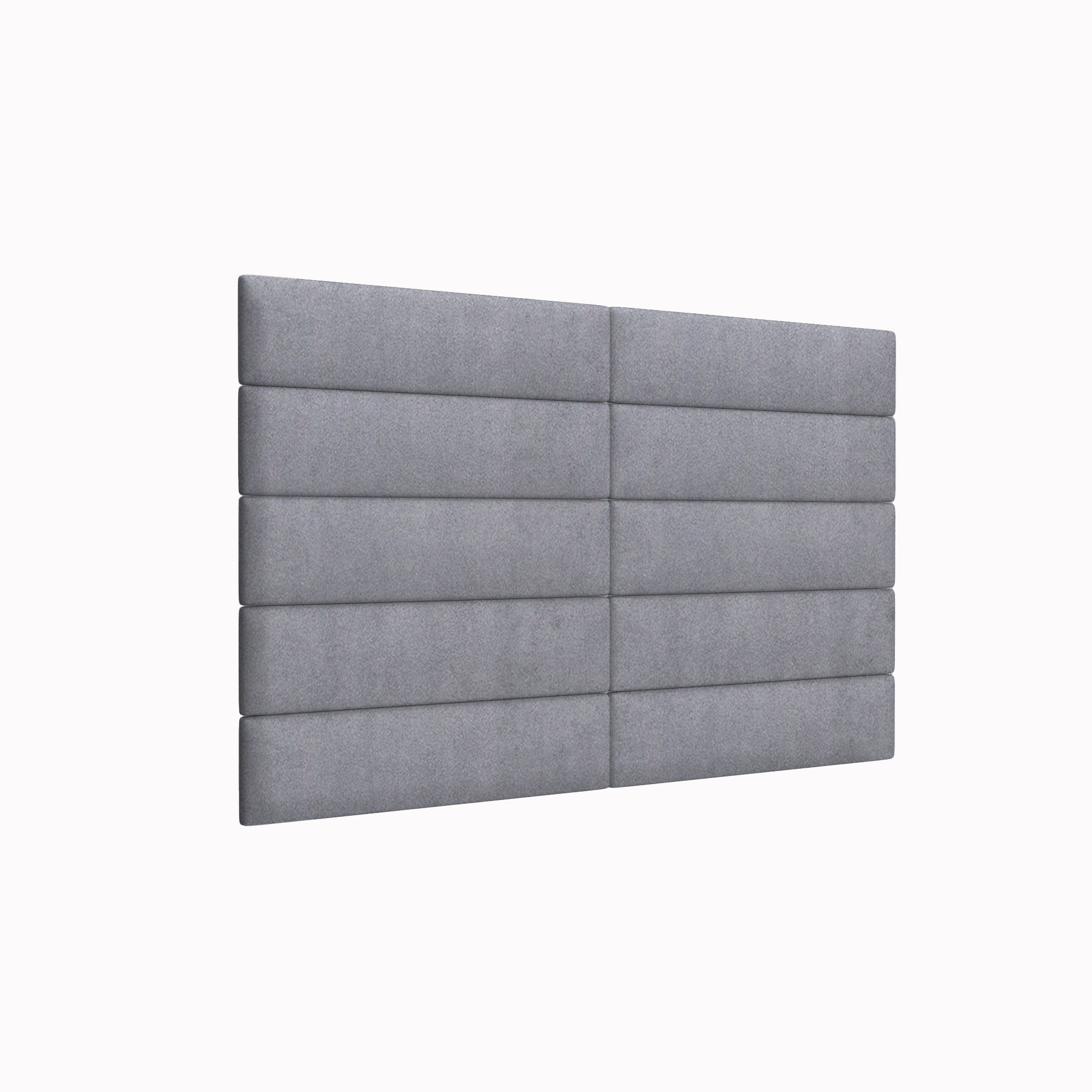 фото Мягкие стеновые панели alcantara gray 15х60 см 4 шт. tartilla