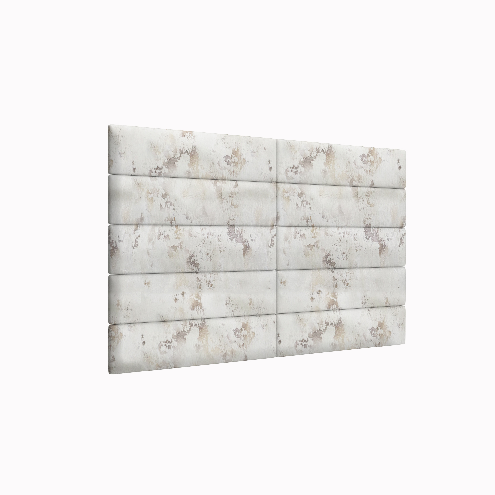 фото Мягкие стеновые панели shtorm ivory 15х60 см 4 шт. tartilla