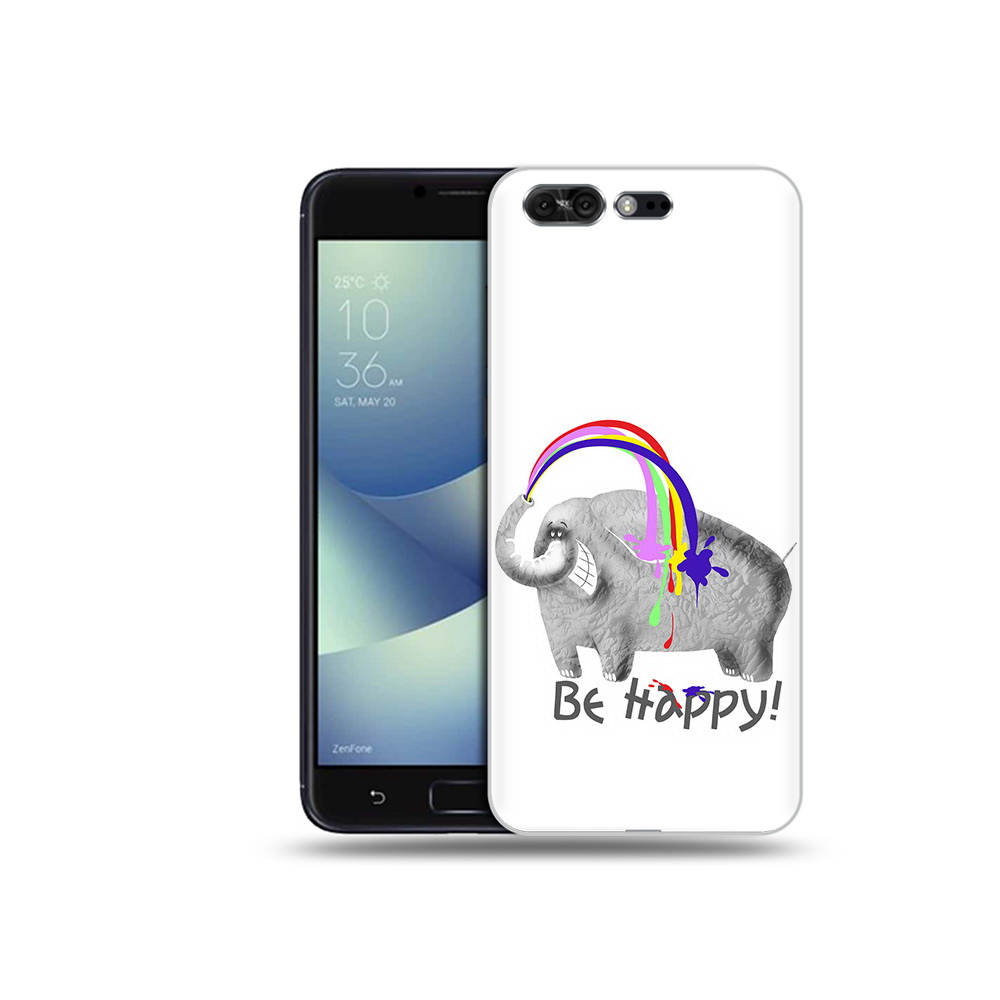 Чехол MyPads Tocco для Asus ZenFone 4 Pro (ZS551KL) счастливый слон