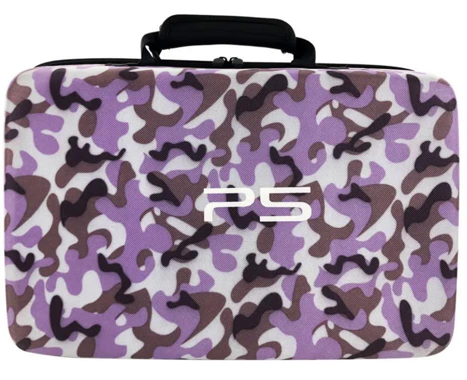 фото Сумка для геймпада nobrand для playstation 5 camo purple