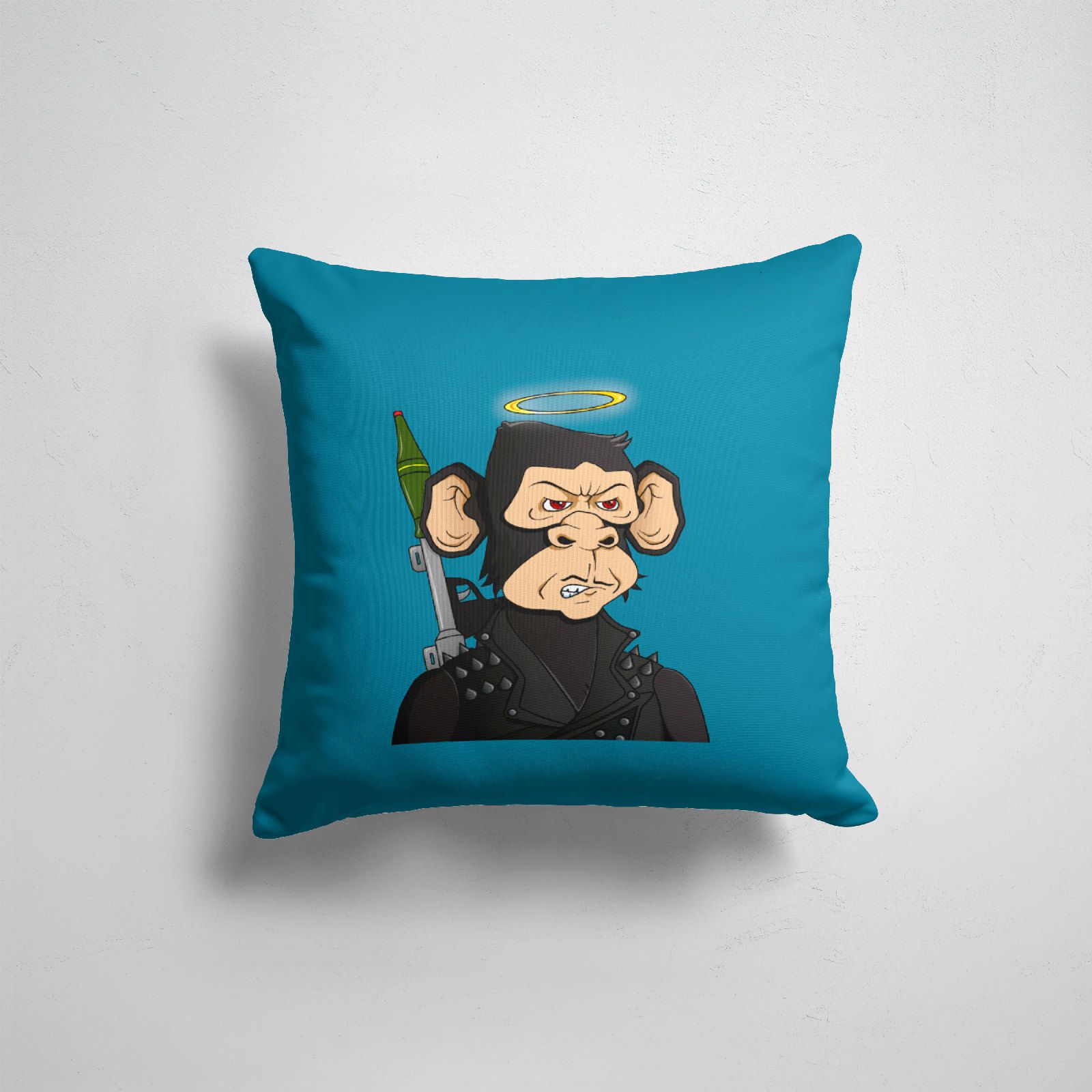 фото Подушка декоративная 45х45см популярные art monkey 3d футболка 365home