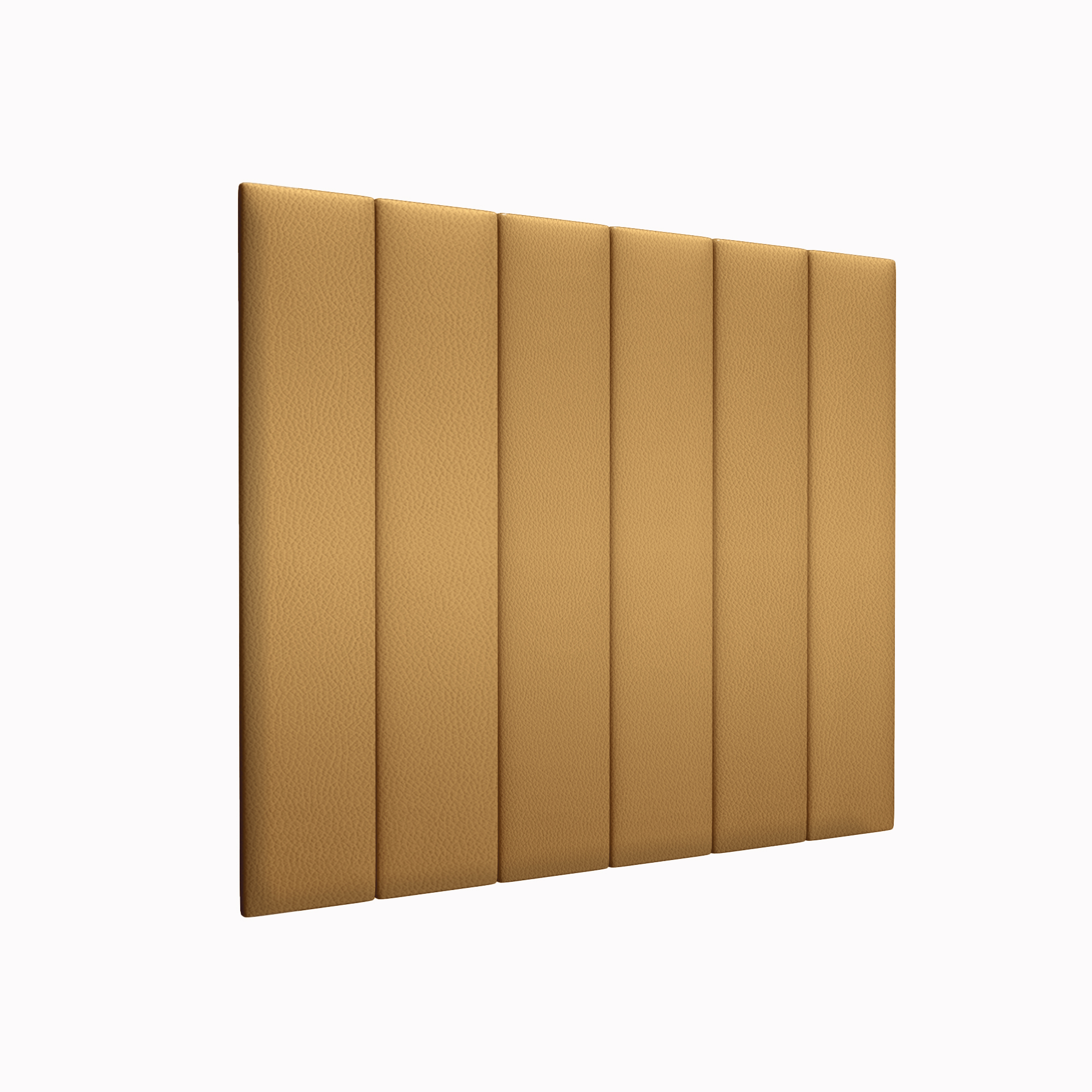 фото Мягкие стеновые панели eco leather gold 20х100 см 4 шт. tartilla