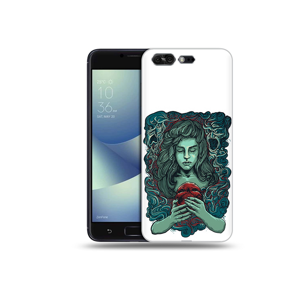 Чехол MyPads Tocco для Asus ZenFone 4 Pro (ZS551KL) спящая девушка