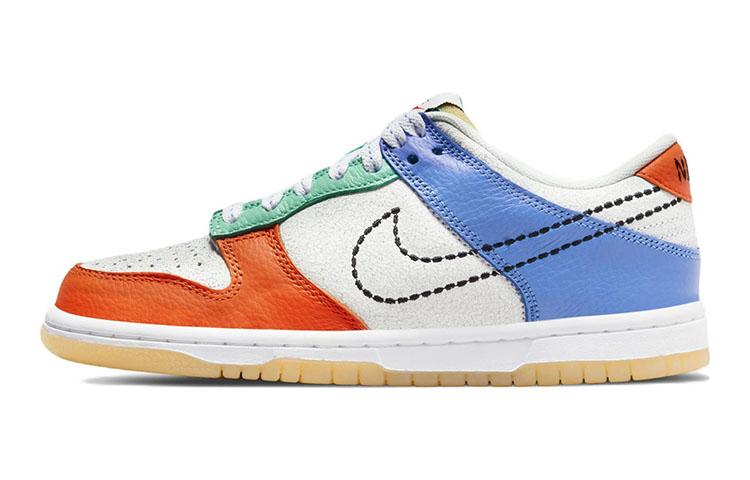 

Кеды унисекс Nike Dunk Low 101 GS белые 40 EU, Белый, Dunk Low 101 GS