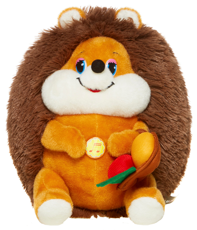 

Мягкая игрушка Ежик Колян с корзинкой яблок 18 см