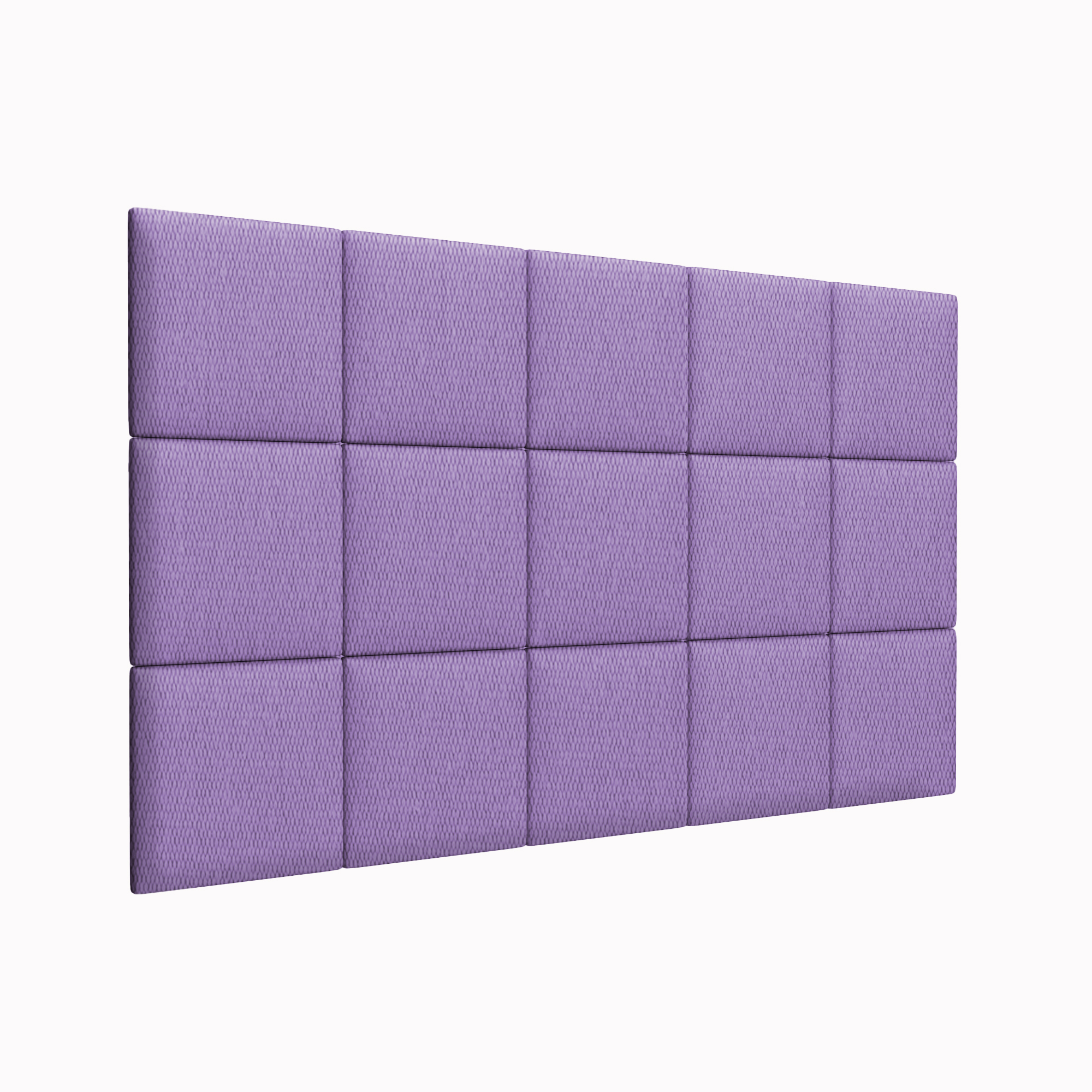 фото Мягкие стеновые панели cabrio violet 30х30 см 4 шт. tartilla