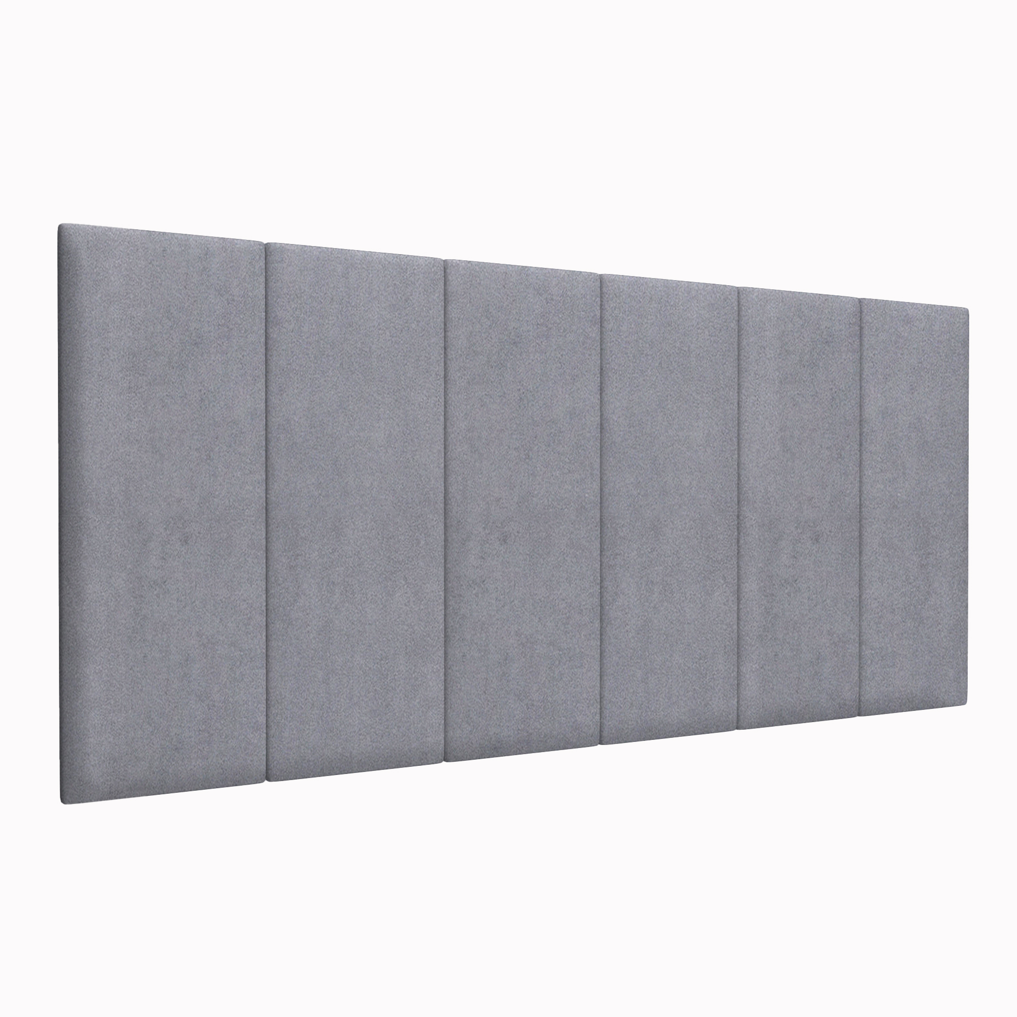 фото Мягкие стеновые панели alcantara gray 30х80 см 4 шт. tartilla