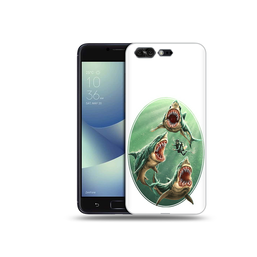 

Чехол MyPads Tocco для Asus ZenFone 4 Pro (ZS551KL) синяя бездна, Прозрачный, Tocco