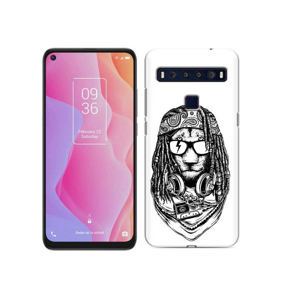

Чехол MyPads Tocco для TCL 10L дреды льва, Прозрачный, Tocco