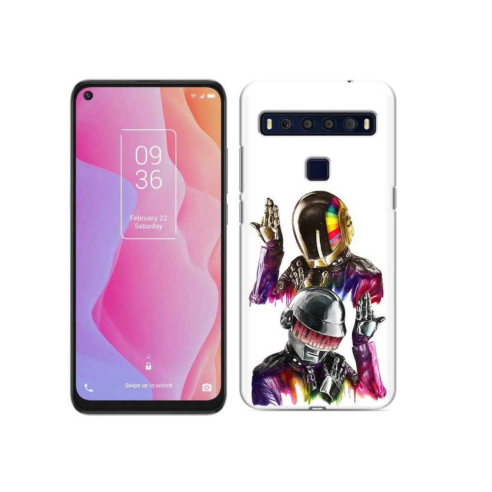 

Чехол MyPads Tocco для TCL 10L диско космонавты, Прозрачный, Tocco
