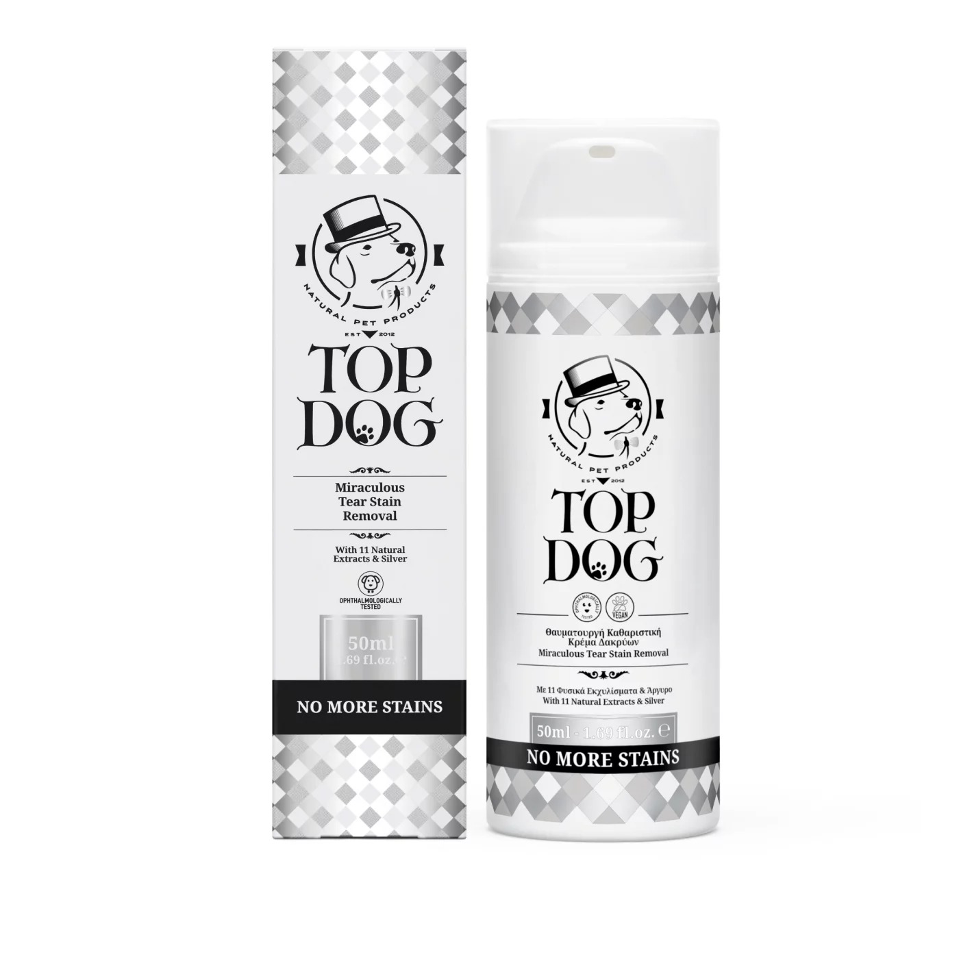 Очищающая эмульсия для глаз для животных TopDog No More Stains, 50 мл