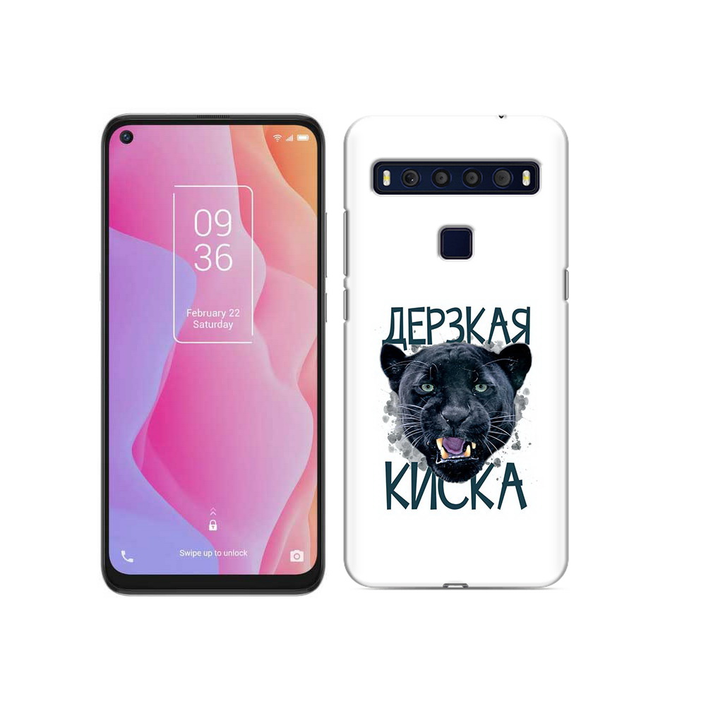 

Чехол MyPads Tocco для TCL 10L дерзкая киска, Прозрачный, Tocco