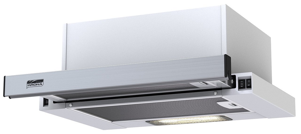 Вытяжка встраиваемая Krona Kamilla 450 нержавеющая сталь