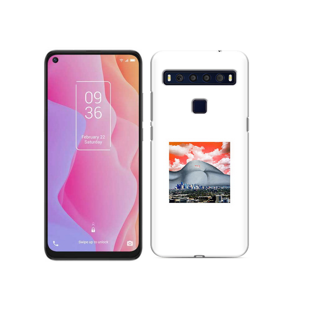 

Чехол MyPads Tocco для TCL 10L город с девушкой на фоне, Прозрачный, Tocco