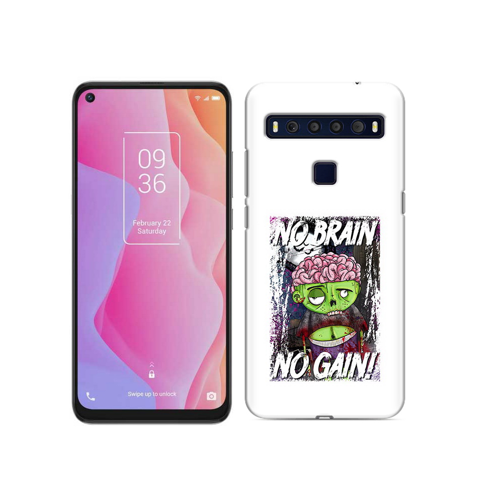 

Чехол MyPads Tocco для TCL 10L глупый зомби, Прозрачный, Tocco