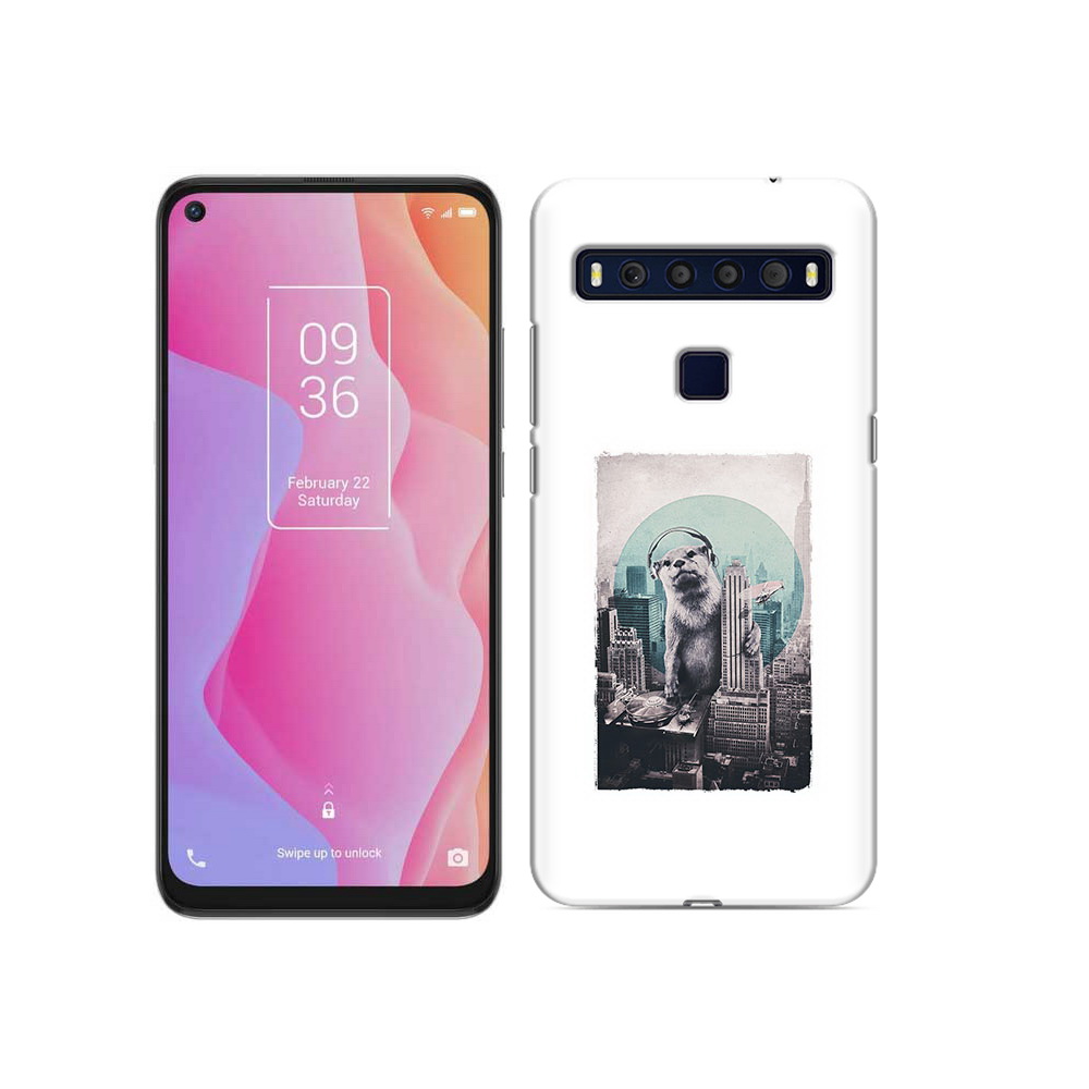 

Чехол MyPads Tocco для TCL 10L выдра в городе, Прозрачный, Tocco