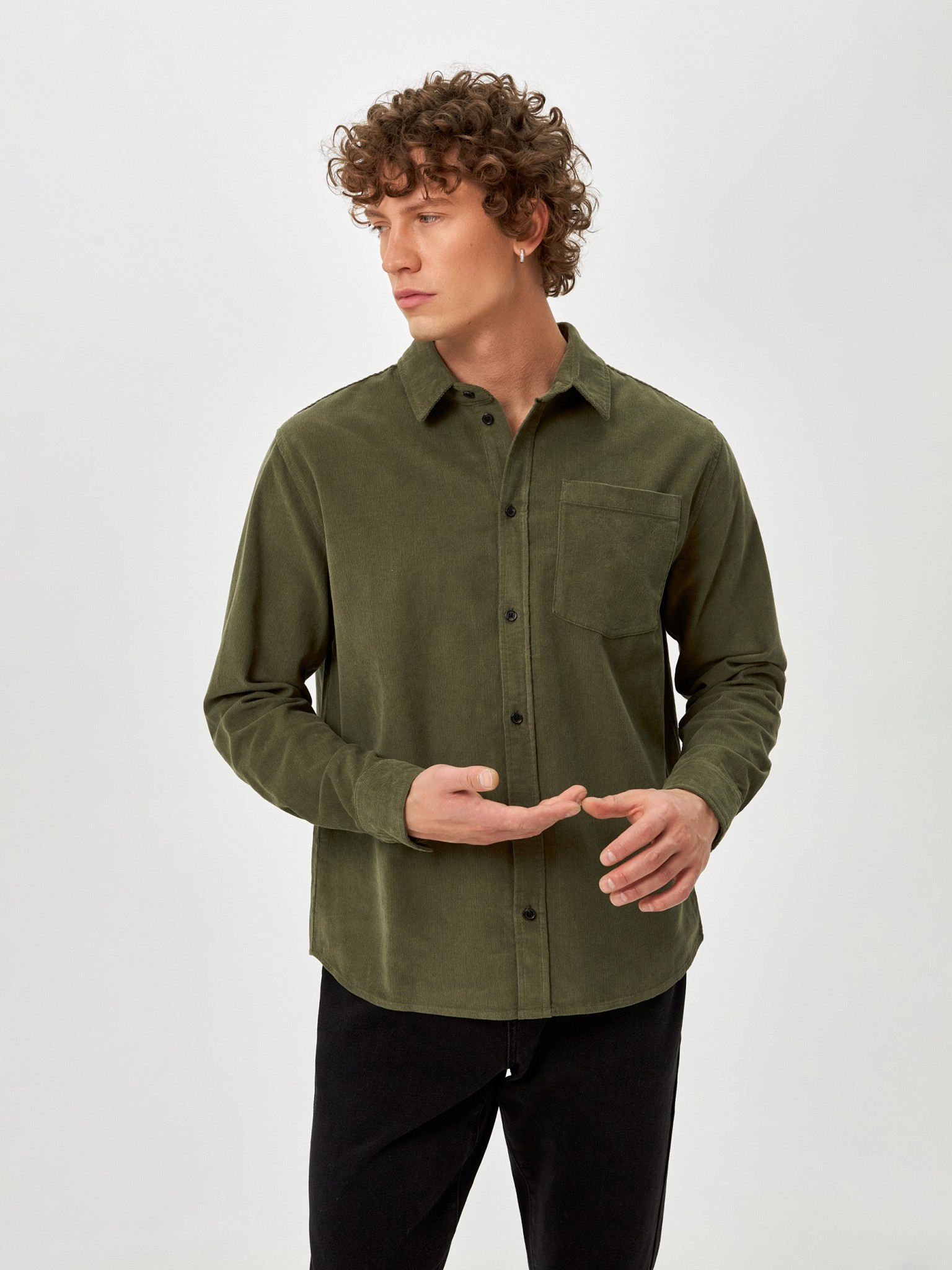 

Рубашка мужская Concept Club 10100280011 хаки 2XL, 10100280011