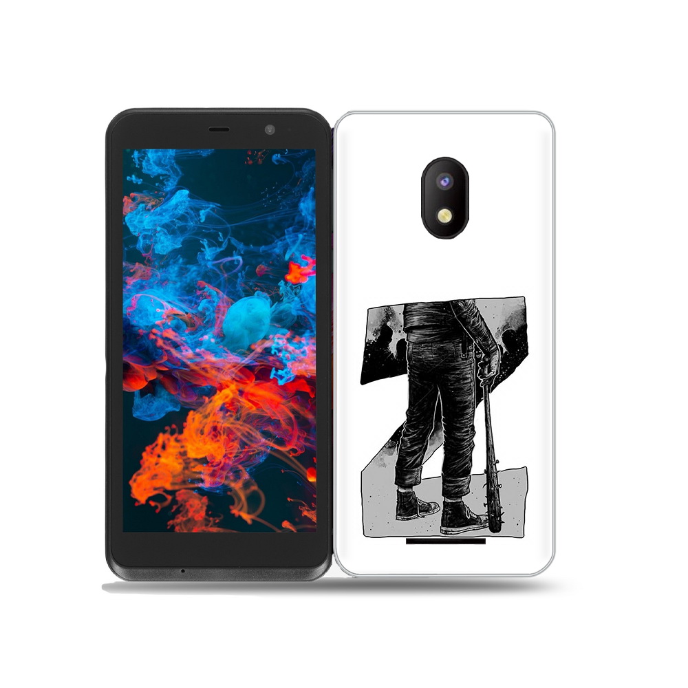 

Чехол MyPads Tocco для BQ 5045L Wallet воин черно белый, Tocco