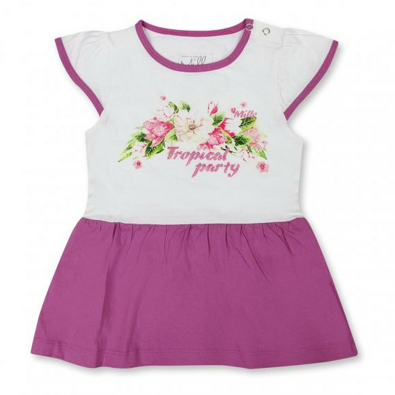 

Платье детское Mille Cute 4 цв. белый;фуксия р. 128, Белый;розовый, Cute 4