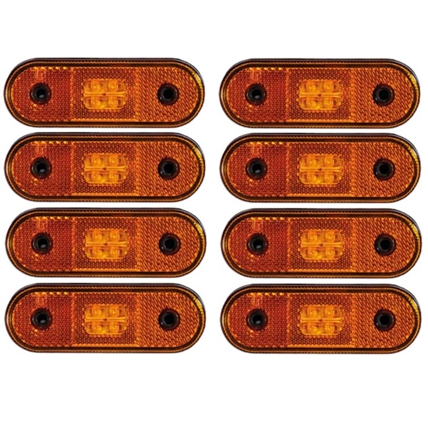 

Светодиодные габариты на прицеп K8-GF-U-4SMD-Orange оранжевые, Оранжевый, GF