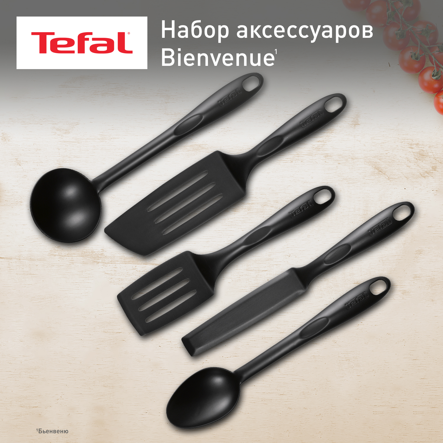 Набор кухонных принадлежностей TEFAL Bienvenue K001A504, 5 предметов