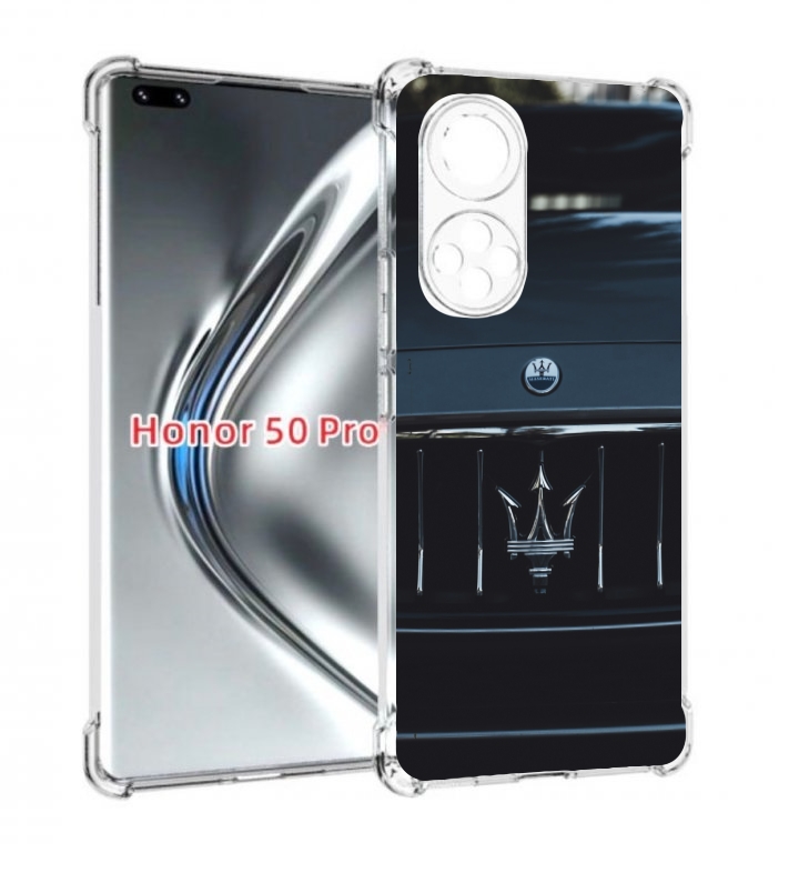 

Чехол бампер MyPads мазерати maserati 2 для Honor 50 Pro/, Прозрачный, Tocco