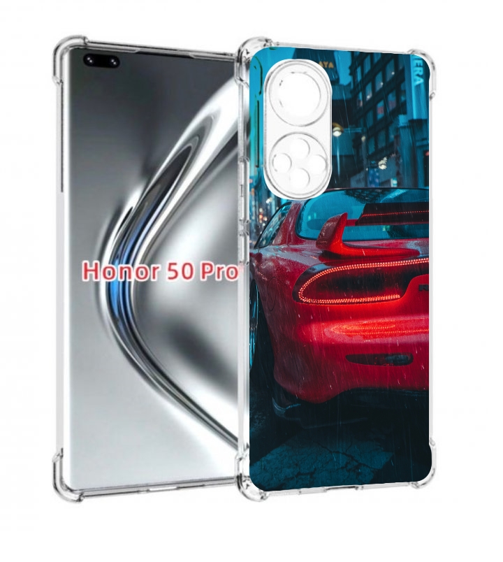 

Чехол бампер MyPads мазда-рх7 для Honor 50 Pro/Nova 9 Pro, Прозрачный, Tocco
