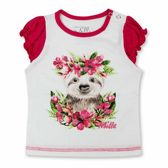

Футболка детская Mille Cute 1 цв. белый р. 80, Cute 1