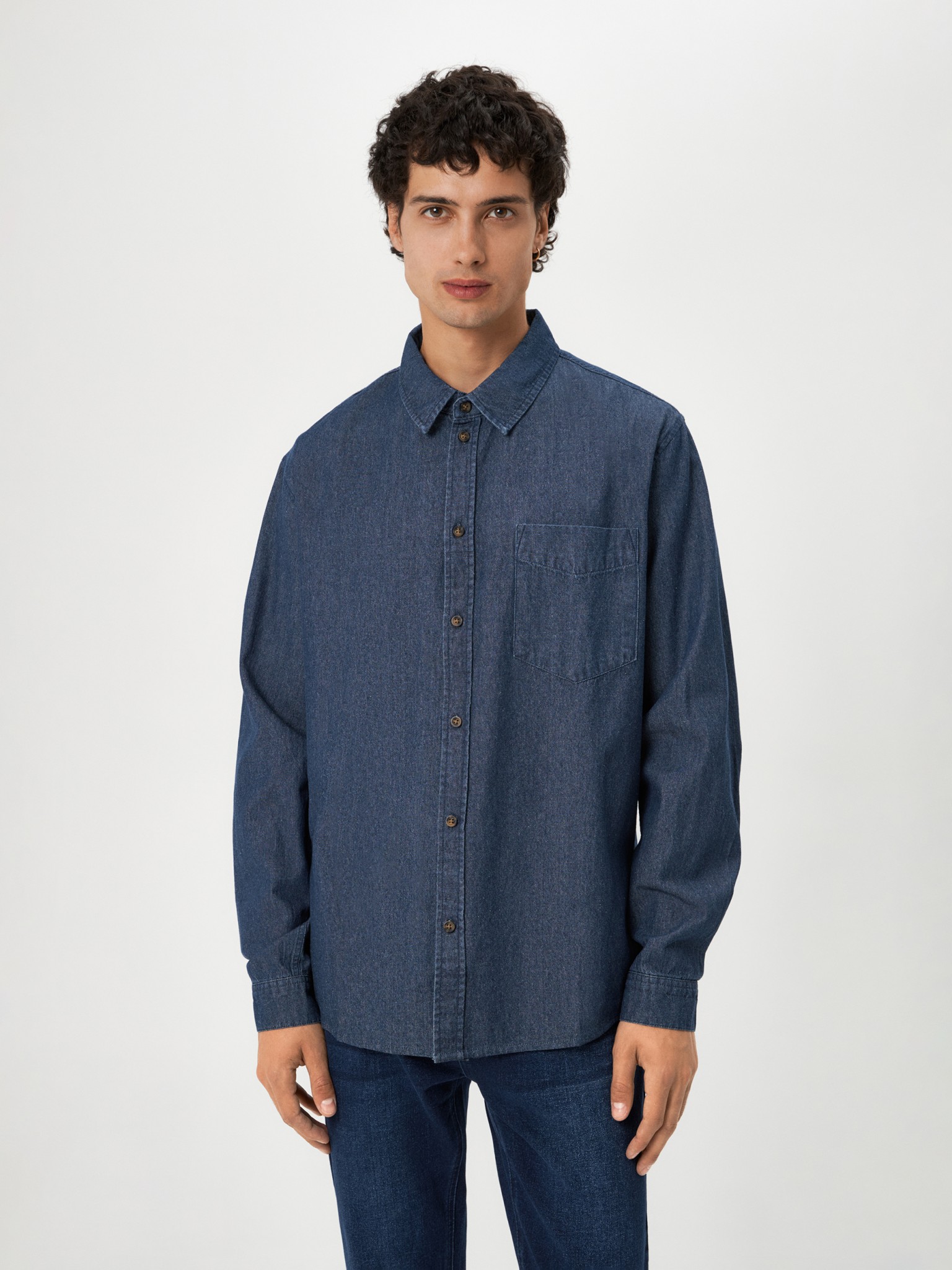 

Рубашка мужская Concept Club 10100230003 синяя XL, Синий, 10100230003