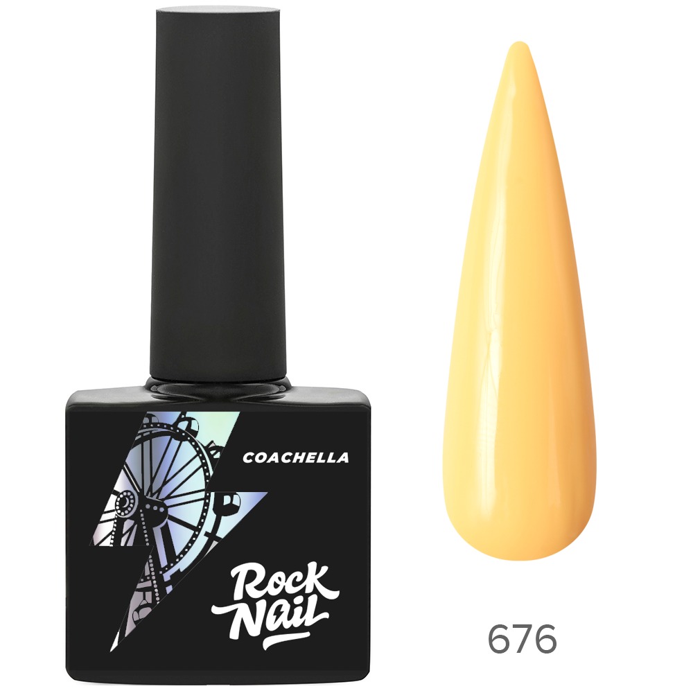 фото Гель-лак rocknail coachella №676 fan zone, 10 мл