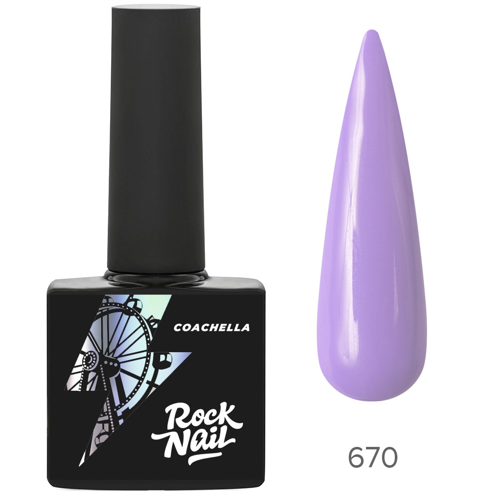 фото Гель-лак rocknail coachella №670 boho ne ploho, 10 мл