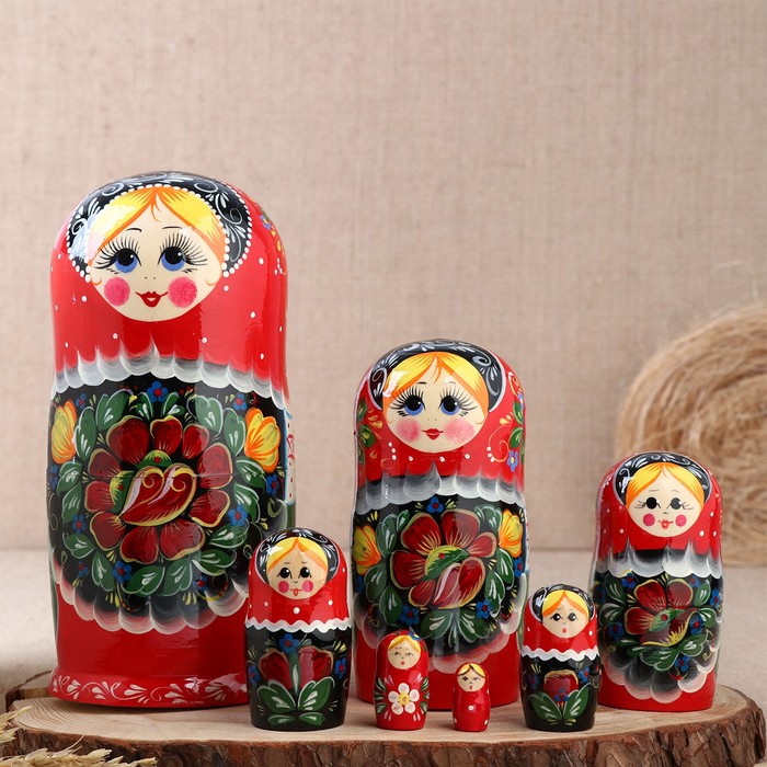 

Матрёшка «Цветочная поляна», 7 кукольная