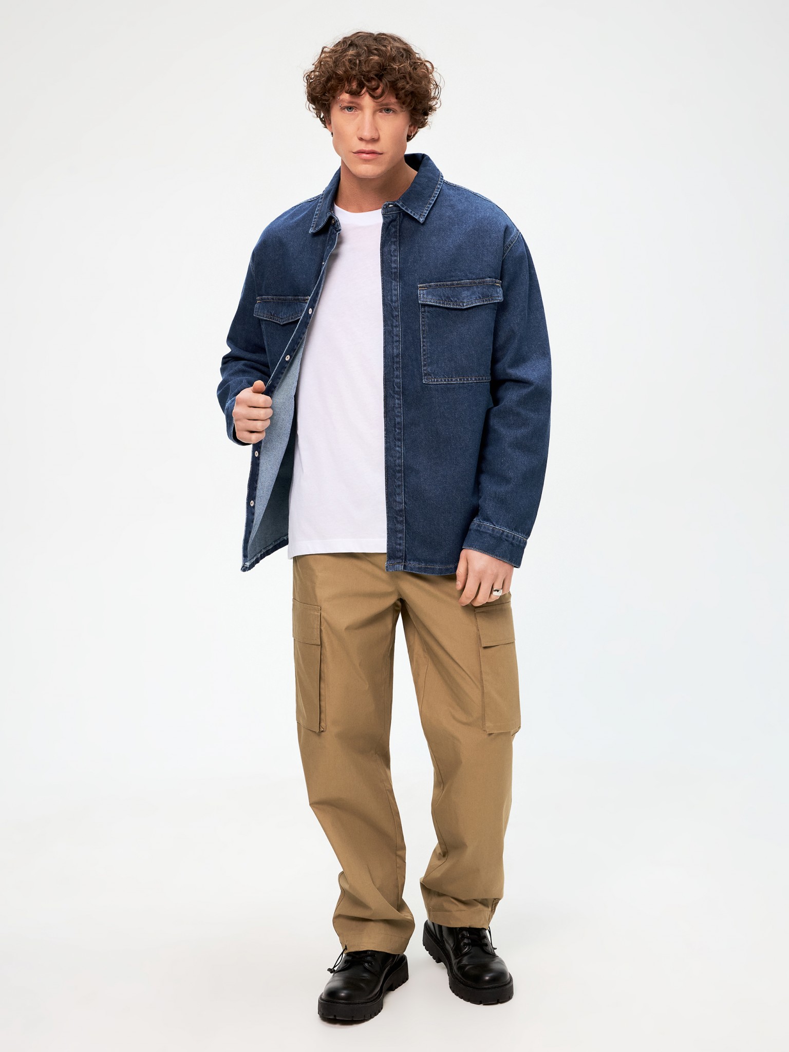 

Рубашка мужская Concept Club 10100230002 синяя 2XL, Синий, 10100230002