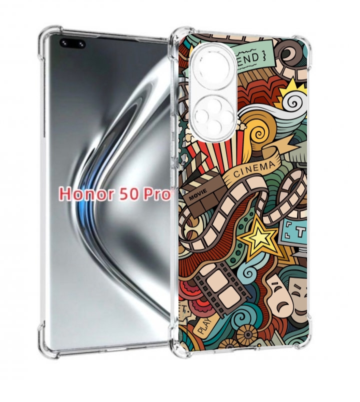 

Чехол бампер MyPads любимое кино для Honor 50 Pro/Nova 9, Прозрачный, Tocco