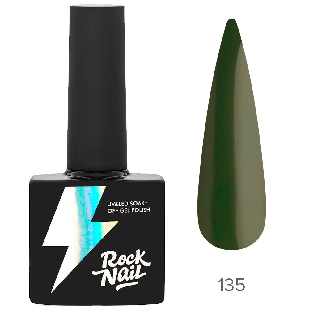 

Гель-лак RockNail Basic №135 Merry Pea, 10 мл